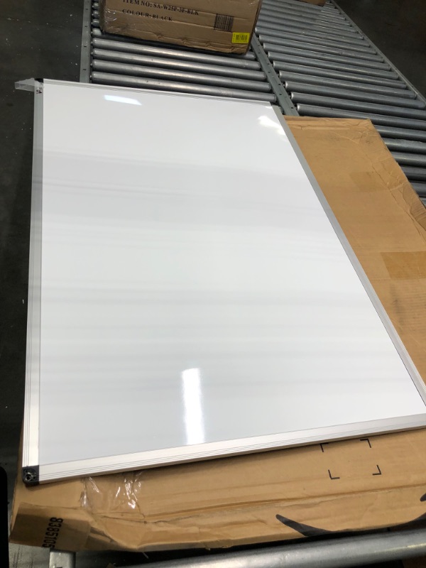 Photo 3 of VIZ-PRO Magnetic Dry Erase Board, 36 X 24 Inches, Silver Aluminium Frame