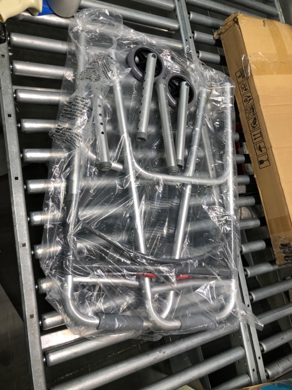 Photo 1 of Drive Medical 10210-1 Deluxe 2-Button Folding Walker with Wheels