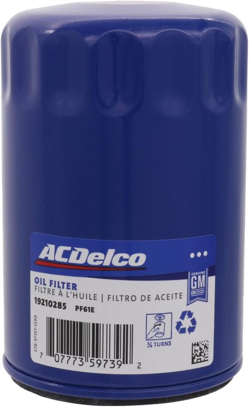 Photo 1 of ACDelco GM Original Equipment PF61E Engine Oil Filter