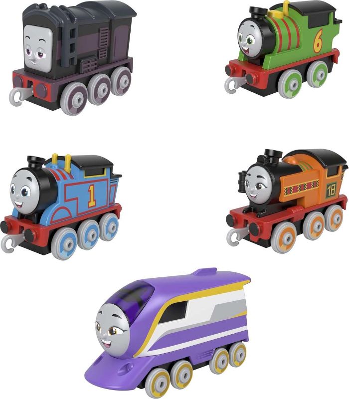 Photo 1 of 
Thomas & Friends Toy Trains for Kids, Adventures Engine Pack, Set of 5 Push-Along Vehicles for Preschool Kids Ages 3 and Older
