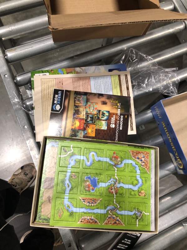 Photo 2 of Carcassonne Board Game (BASE GAME) | Family Board Game | Board Game for Adults and Family | Strategy Board Game | Medieval Adventure Board Game | Ages 7 and up | 2-5 Players | Made by Z-Man Games