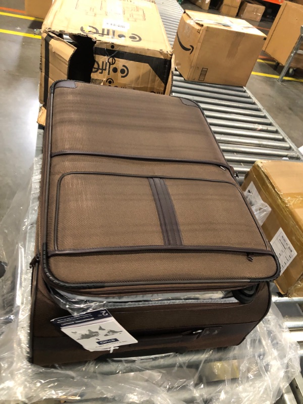 Photo 2 of Coolife Luggage 3 Piece Set Suitcase Expandable TSA lock pinner softshell (Brown new)