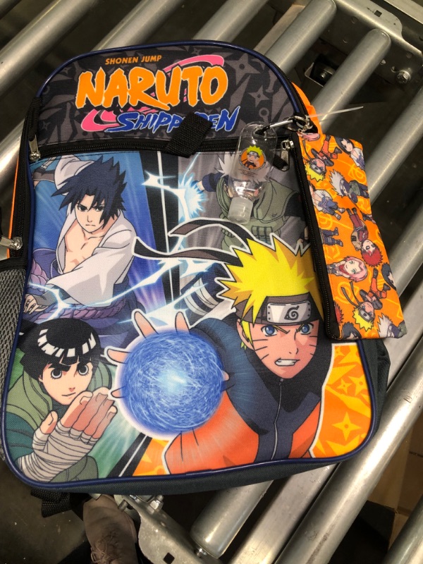 Photo 3 of Bioworld Naruto Shippuden 5-Piece Backpack Set