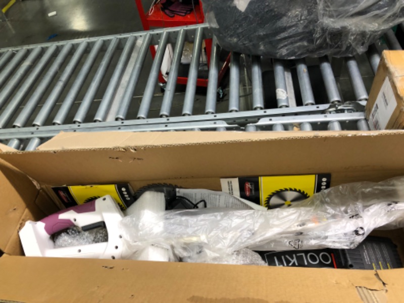 Photo 1 of MAXMAN Cordless Brush Cutter 52 Inch String Trimmer 650W Motor Grass Electric Cordless Weed Eater Battery Powered with Telescopic Rod 9 Blades,2 Batteries for Dense Weeds, Home Garden Yard Trimming