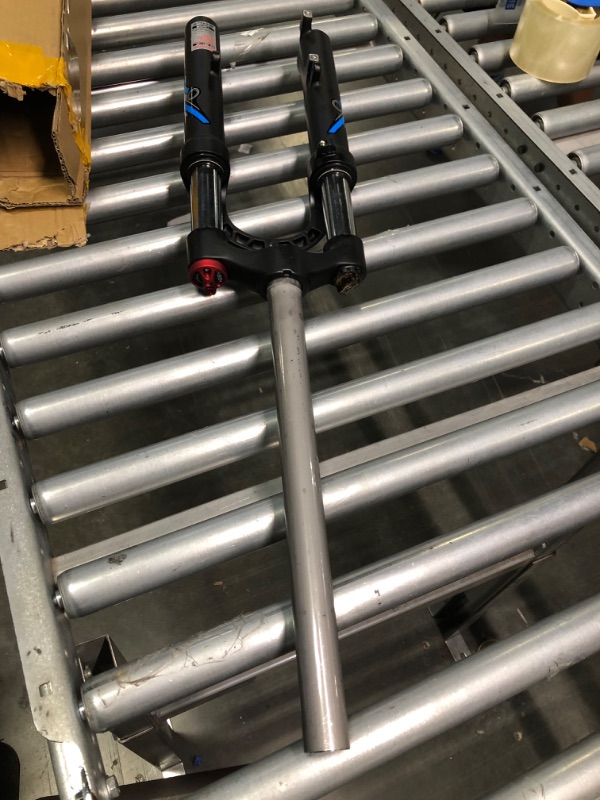 Photo 1 of BUCKLOS MTB Suspension Fork 26/27.5/29 Inch, 1-1/8 Mountain Bike Fork QR 9mmTravel 120mm Bicycle Forks, 28.6mm Straight Tube Manual Lockout Ultralight Aluminum Alloy