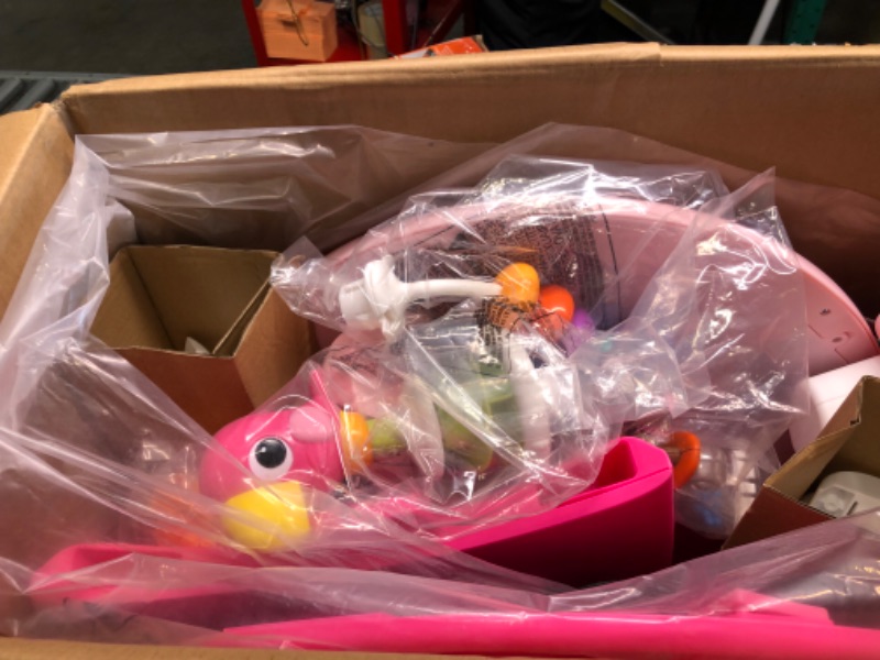 Photo 1 of Bright Starts Around We Go 2-in-1 Walk-Around Baby Activity Center & Table, Tropic Coral, Ages 6 Months+
