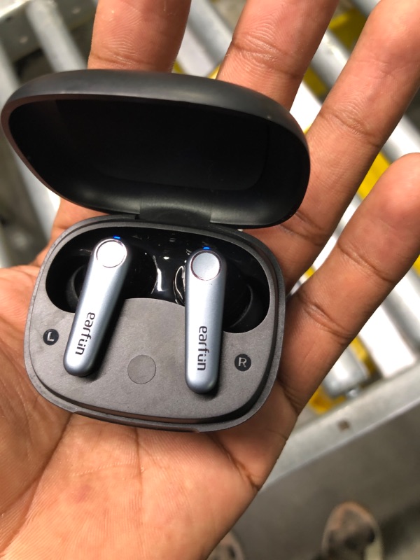 Photo 3 of EarFun Air Pro 3 Noise Cancelling Wireless Earbuds, Qualcomm® aptX™ Adaptive Sound, 6 Mics CVC 8.0 ENC, Bluetooth 5.3 Earbuds, Multipoint Connection, 45H Playtime, App Customize EQ, Wireless Charging