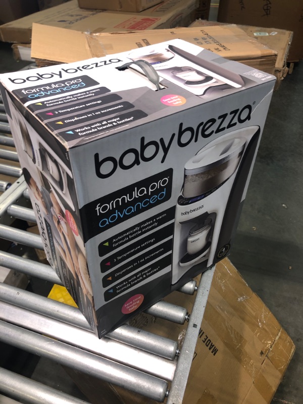 Photo 2 of New and Improved Baby Brezza Formula Pro Advanced Formula Dispenser Machine - Automatically Mix a Warm Formula Bottle Instantly - Easily Make Bottle with Automatic Powder Blending