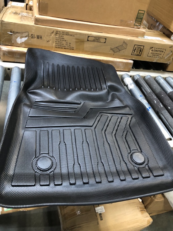 Photo 2 of (6 Pack) Tesla Model Y Floor Mats 2023 2022 2021 2020 3D Full Cover Front Rear Trunk Mats Custom Fits Floor Liners for Tesla Model Y Accessories All-Weather Protect Rear Cargo Liner Mats Model Y ?6 Pack?Floor+Cargo+Trunk Mats