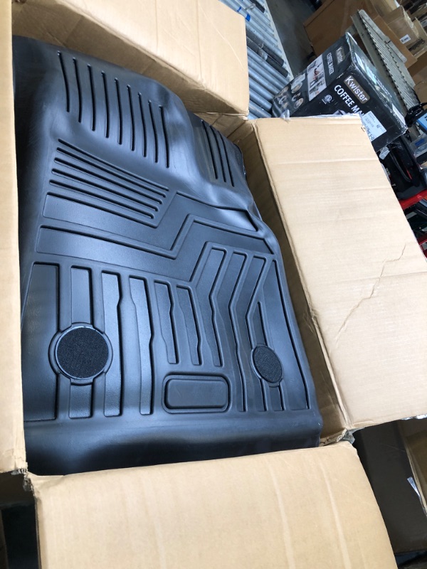 Photo 3 of (6 Pack) Tesla Model Y Floor Mats 2023 2022 2021 2020 3D Full Cover Front Rear Trunk Mats Custom Fits Floor Liners for Tesla Model Y Accessories All-Weather Protect Rear Cargo Liner Mats Model Y ?6 Pack?Floor+Cargo+Trunk Mats