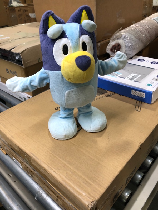 Photo 3 of Bluey Dance and Play 14" Animated Plush | Over 55 Phrases and Songs, Multicolor