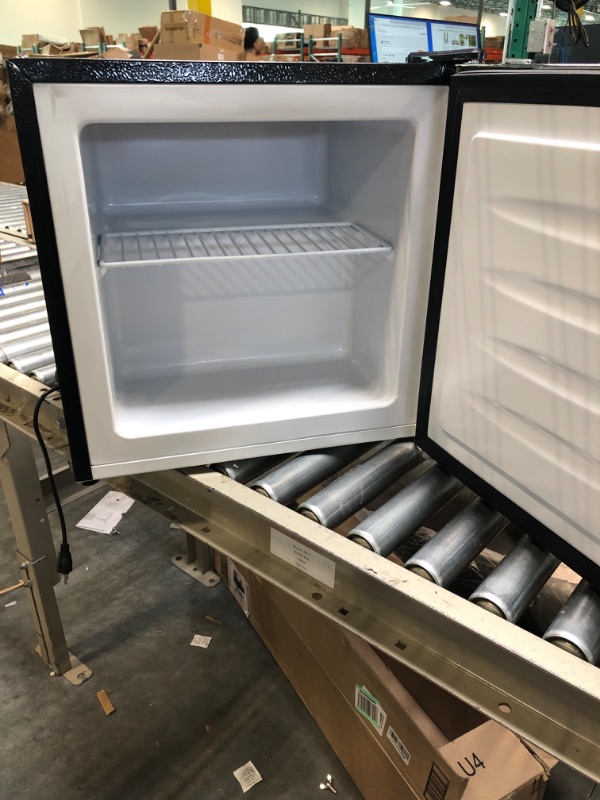 Photo 4 of Frigidaire EFRF114-AMZ Upright Freezer 1.1 cu ft Stainless Platinum Design Series 1.1 cu ft Freezer