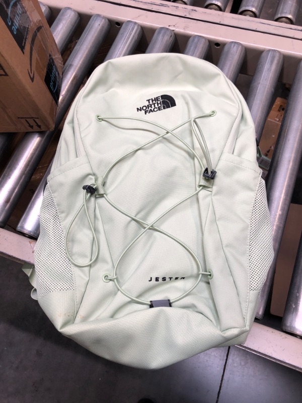 Photo 1 of THE NORTH FACE Women's Jester Commuter Laptop Backpack One Size Misty Sage/Tnf Black
***Slightly dirty on the bottom (shown in the last photo)***