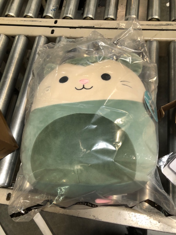 Photo 3 of Squishmallows Original 12-Inch Willoughby Sage Green Possum - Medium-Sized Ultrasoft Official Jazwares Plush