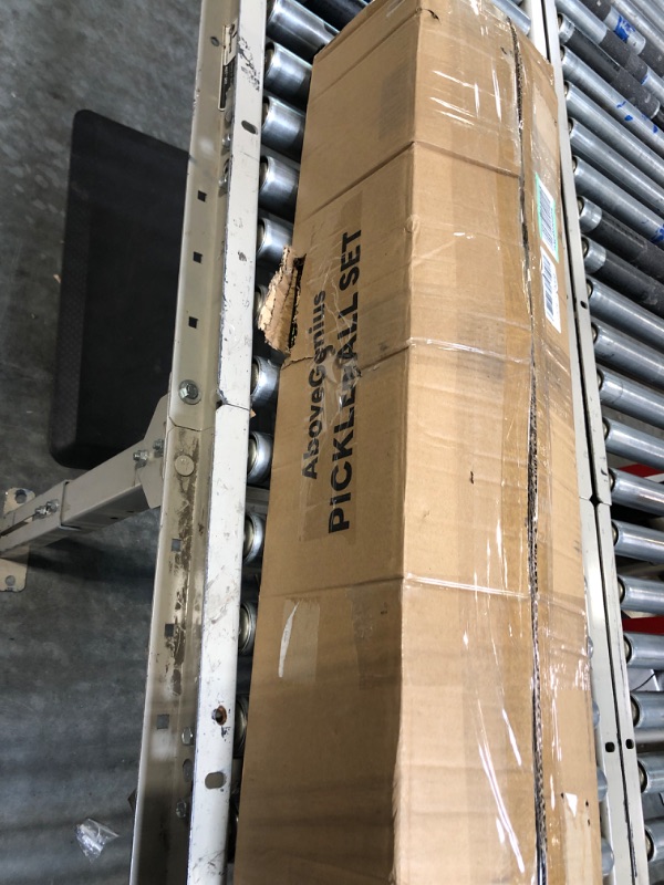 Photo 1 of AboveGenius Pickleball Paddles, Pickleball Set, Includes 4 Premium Wood Pickleball Paddles, 4 Pickleball Balls,1 Portable Net(17 FT),1 Storage Bag,1 Carry Bag,and 1 Court Marker
