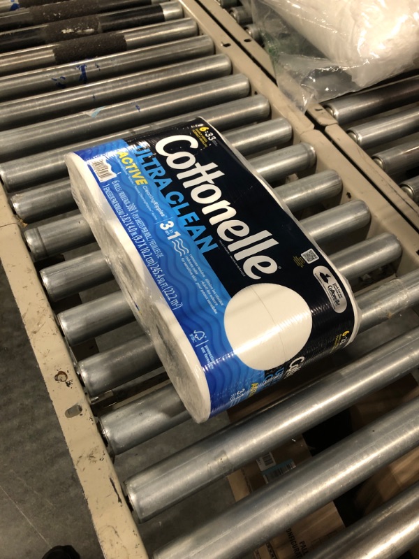 Photo 2 of Cottonelle Ultra Clean Toilet Paper with Active CleaningRipples Texture, Strong Bath Tissue, 6 Family Mega Rolls (6 Family Mega Rolls = 33 Regular Rolls), 388 Sheets per Roll