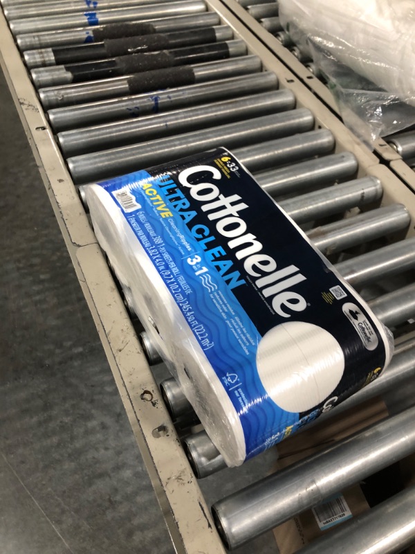 Photo 2 of Cottonelle Ultra Clean Toilet Paper with Active CleaningRipples Texture, Strong Bath Tissue, 6 Family Mega Rolls (6 Family Mega Rolls = 33 Regular Rolls), 388 Sheets per Roll