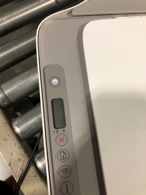 Photo 1 of HP DeskJet 2755e Wireless Color All-in-One Printer with bonus 6 months Instant Ink (26K67A), white