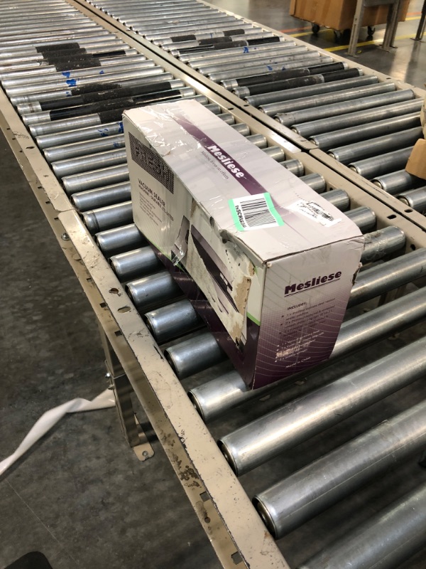 Photo 1 of Mesliese Vacuum Sealer Machine Powerful 90Kpa Precision 6-in-1 Compact Vacuum Food Preservation System Built-in Cutter, Include 2 Bag Rolls & 5 Pre-cut Bags, Widened 12mm Sealing Strip, Dry&Moist Modes Smart Suction, ETL Listed (Silver)
