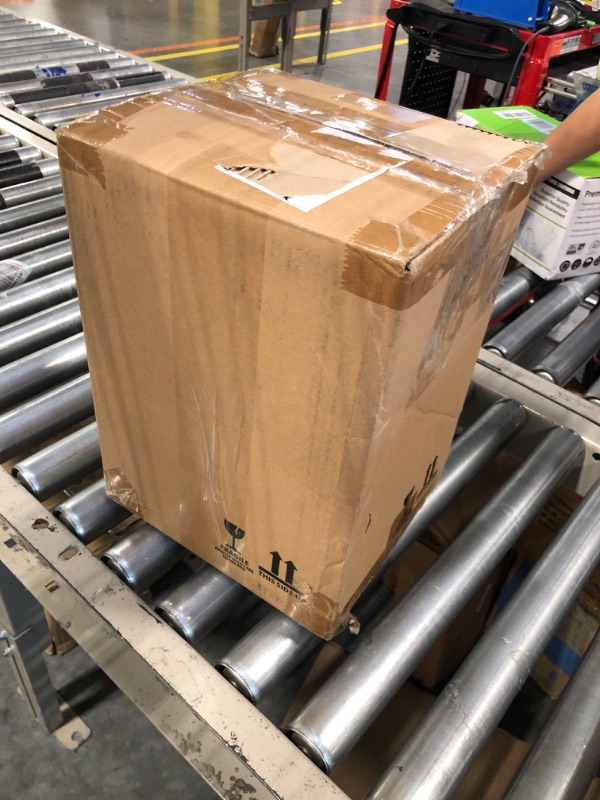 Photo 2 of Amazon Basics 5 Liter / 1.3 Gallon Soft-Close, Smudge Resistant Trash Can with Foot Pedal - Brushed Stainless Steel, Satin Nickel Finish