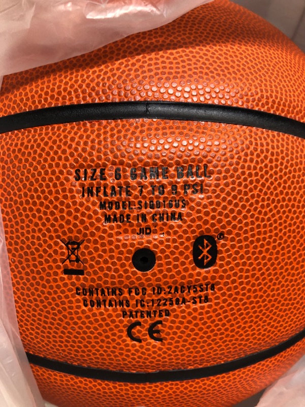 Photo 4 of SiQ Smart Basketball & App - Shoot Better Now - Interactive AI Outdoor/Indoor Shot Training Equipment - Practice Aid for NBA-Level Shooting for Basketball Players - Pro Leather Ball Youth/Women’s Size 6 Subscription Indoor