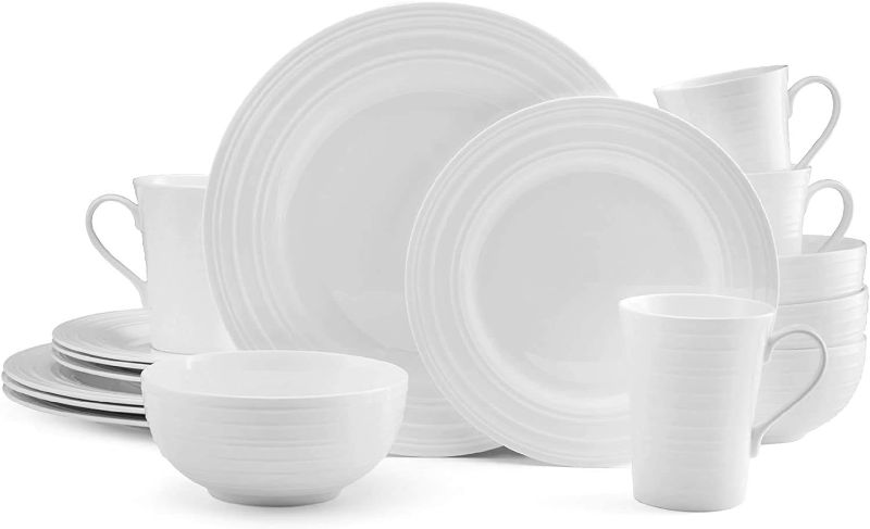 Photo 1 of 
Mikasa Ciara 16-Piece Bone China Dinnerware Set, Service for 4 -