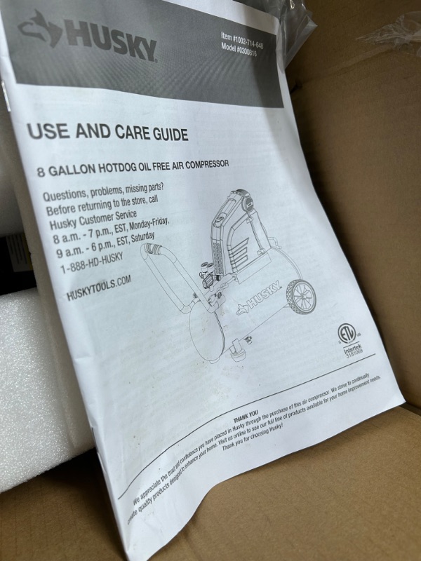 Photo 4 of 8G 150 PSI Hotdog Air Compressor