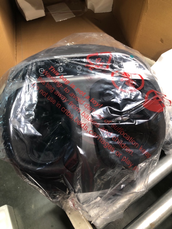 Photo 3 of RENPHO Foot Massager Machine with Remote, Upgraded Full Cover Heat, Shiatsu Deep Kneading, Multi-Level Settings, Delivers Relief for Tired Muscles and Plantar Fasciitis, Fits up to US Men Feet Size 12 Remote Control