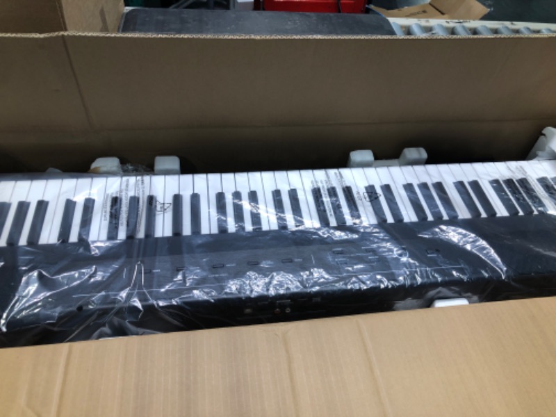 Photo 2 of Alesis Recital – 88 Key Digital Piano Keyboard with Semi Weighted Keys, 2x20W Speakers, 5 Voices, Split, Layer and Lesson Mode, FX and Piano Lessons Recital Piano Only