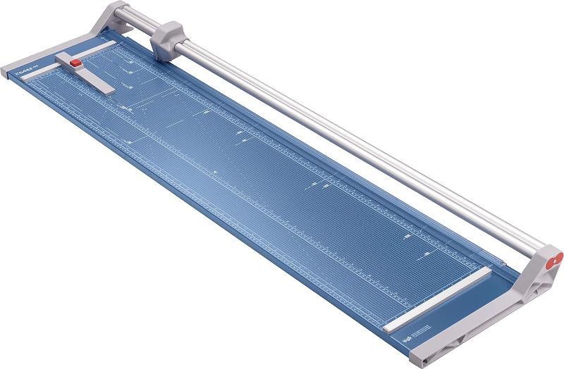 Photo 1 of ***MISSING PARTS*** Dahle 558 Professional Rotary Trimmer, 51" Cut Length, 12 Sheet Capacity, Self-Sharpening, Dual Guide Bar, Automatic Clamp, German Engineered Paper Cutter
