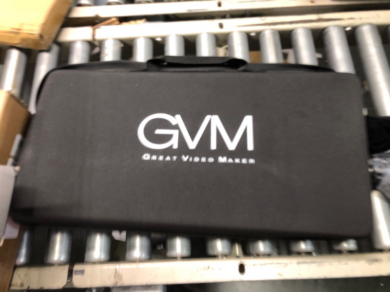 Photo 1 of GVM RGB Led Video Light, 2PCS Video Lighting Kit with APP Control, 40W Photography Lighting Led Panel Light with 8 Kinds of The Scene Lights for Studio YouTube, 3200K-5600K, CRI 97+