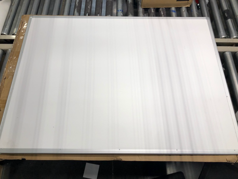 Photo 1 of Board2by Cork Board Bulletin Board 36 x 48, Silver Aluminium Framed 4x3 Corkboard, Office Board for Wall Cork, Large Wall Mounted Notice Pin Board Silver 36" x 48"
