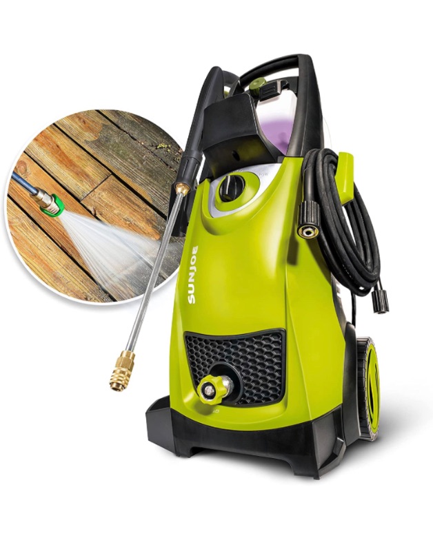 Photo 1 of Sun Joe SPX3000 14.5-Amp Electric High Pressure Washer, Cleans Cars/Fences/Patios