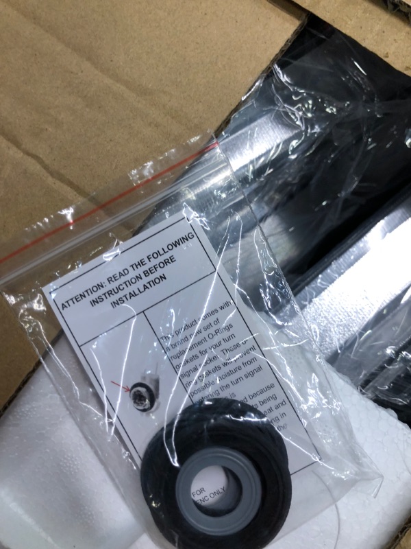 Photo 1 of GORWARE Headlight Assembly w/LED DRL Compatible with 2003-2006 Chevy Silverado Avalanche 1500 2500 3500/2007 Classic with Chrome Housing Clear Lens and Reflector
