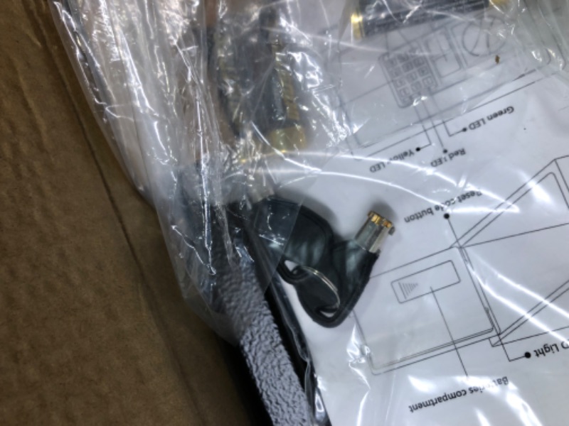 Photo 1 of SamYerSafe Safe Box with Sensor Light, Security Safe Box with Lock?Steel Construction Hidden Safe Box for Money?Wall or Cabinet Anchoring Design for Home?Office , 0.8 Cubic Feet? Black 0.8 cu.ft-Black