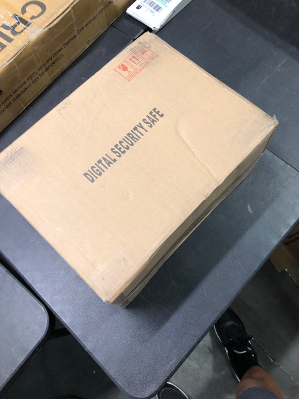 Photo 1 of SamYerSafe Safe Box with Sensor Light, Security Safe Box with Lock?Steel Construction Hidden Safe Box for Money?Wall or Cabinet Anchoring Design for Home?Office , 0.8 Cubic Feet? Black 0.8 cu.ft-Black