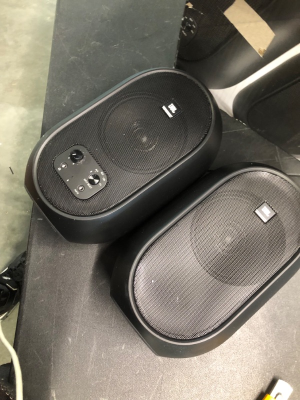 Photo 3 of JBL Professional 1 Series 104-BT Compact Desktop Reference Monitors with Bluetooth, Black, Sold as Pair 4.5-inch Speaker Pair