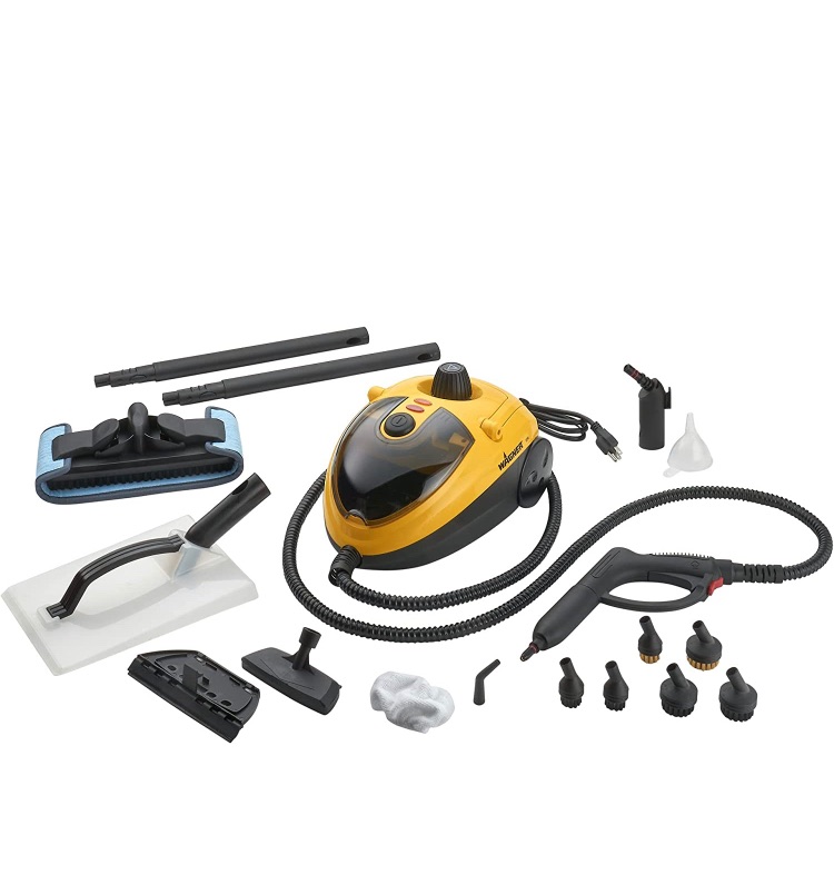 Photo 1 of Wagner Spraytech 0282014 915e On-Demand Steam Cleaner & Wallpaper Removal, Multipurpose Power Steamer, 18 Attachments Included (Some Pieces Included in Storage Compartment)