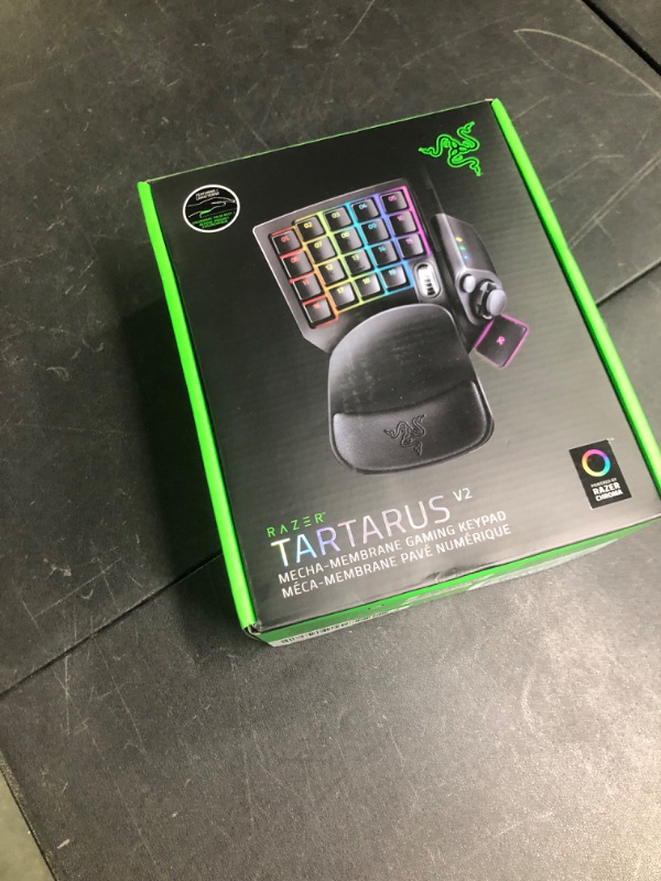 Photo 2 of Razer - Tartarus V2 Wired Gaming Mecha-Membrane Keypad with Chroma Back Lighting - Black