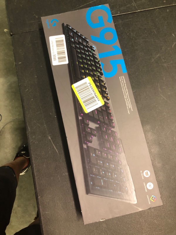 Photo 2 of Logitech G915 Lightspeed Illuminated Gaming Keyboard- Black - GL Clicky Switches