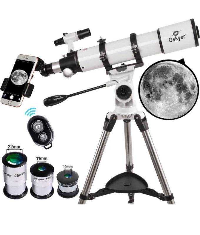 Photo 1 of Gskyer Telescope 600x90mm AZ Astronomical Refractor Telescope for Kids, Adults Astronomy, German Technology Scope