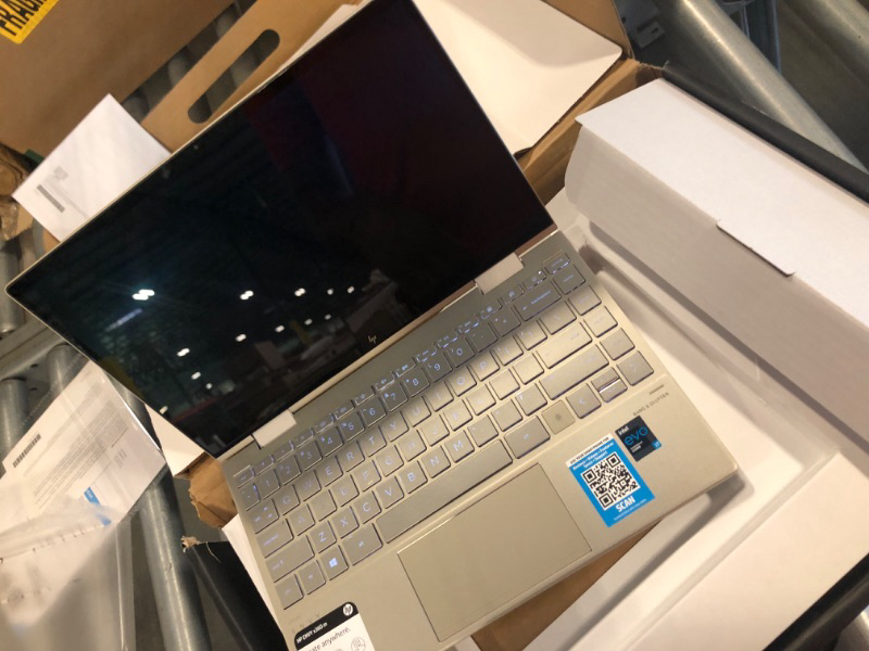 Photo 4 of HP 2020 Envy x360 2-in-1 13.3" FHD IPS Touchscreen Laptop Intel Evo Platform 11th Gen Core i7-1165G7 8GB Memory 512GB SSD Pale Gold - Backlit Keyboard -Fingerprint Reader -Thunderbolt - WiFi 6