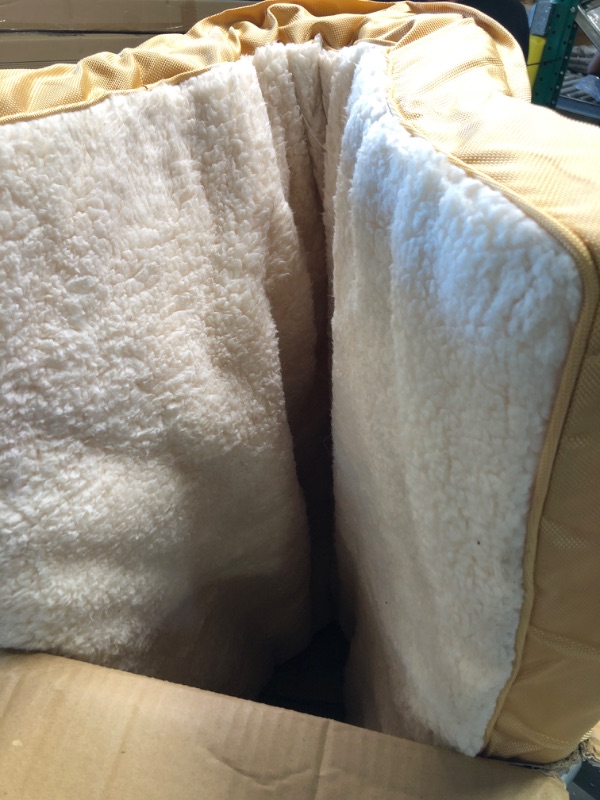 Photo 1 of BEDSURE Large Dog Beds for Large Dogs Up to 75lbs - Big Orthopedic Dog Beds with Removable Washable Cover, Egg Crate Foam Pet Bed Mat, Spicy Mustard Large Spicy Mustard