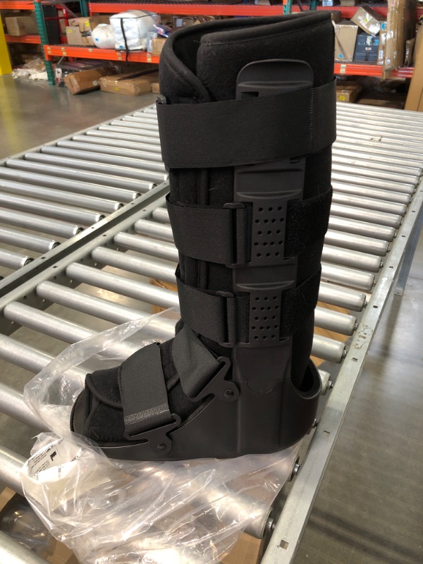 Photo 1 of BraceAbility Tall Pneumatic Walking Boot | Orthopedic CAM Air Walker & Inflatable Surgical Leg Cast for Broken Foot, Sprained Ankle, Fractures or Achilles Surgery Recovery - Medium (Pack of 1)