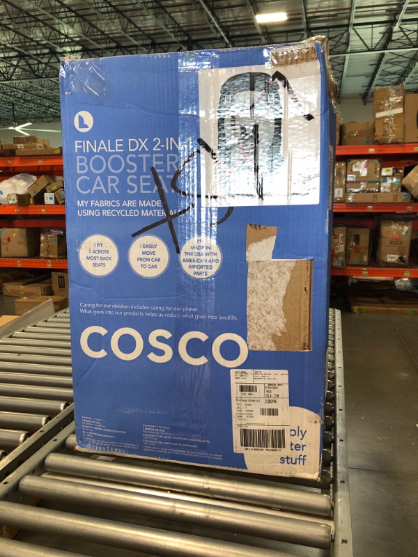 Photo 1 of Cosco Finale DX 2-in-1 Booster Car Seat, Forward Facing 40-100 lbs, Rainbow