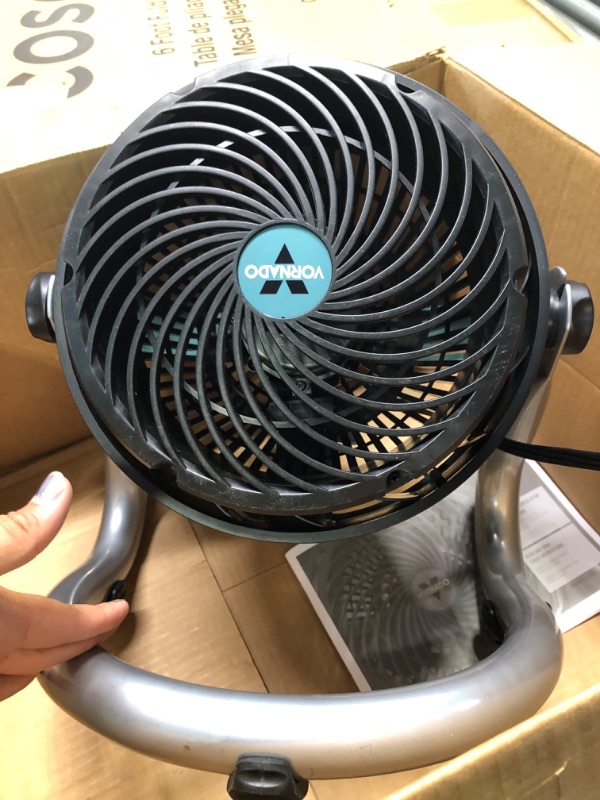 Photo 2 of Vornado EXO51 Heavy Duty Air Circulator Shop Fan with IP54 Rated Dustproof and Water-Resistant Motor, Green, CR1-0389-17, Medium