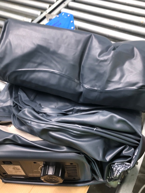 Photo 1 of Camabel 18 inch Double High Twin Air Mattress with Built in Pump for Guests Inflatable Mattress with Electric Pump Elevated Airbed with Flocked Top Camping Blow up Mattress with Storage Bag