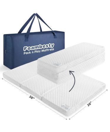 Photo 1 of Foambesty Tri-fold Pack n Play Mattress Pad (38''x26'')