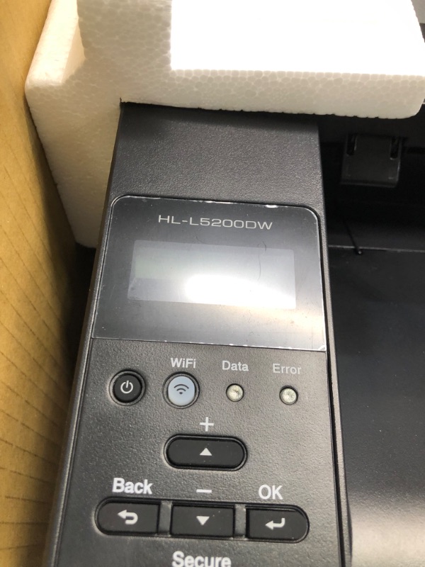 Photo 3 of Brother Monochrome Laser Printer, HL-L5200DW, Wireless Networking, Mobile Printing, Duplex Printing, Amazon Dash Replenishment Ready New Model: HLL5200dw