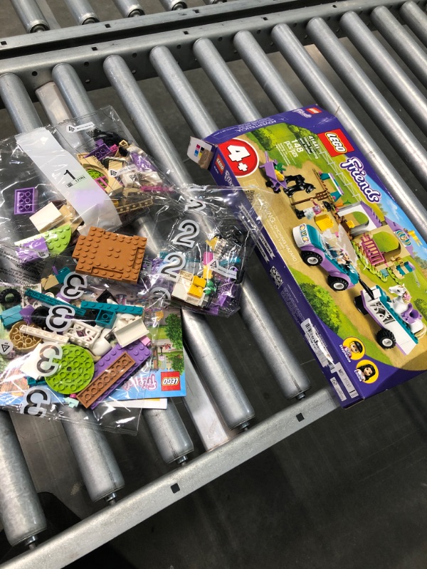 Photo 1 of LEGO Friends Horse Training and Trailer 41441 Building Kit Friends Stephanie and Emma and 2 Animals; New 2021 (148 Pieces)